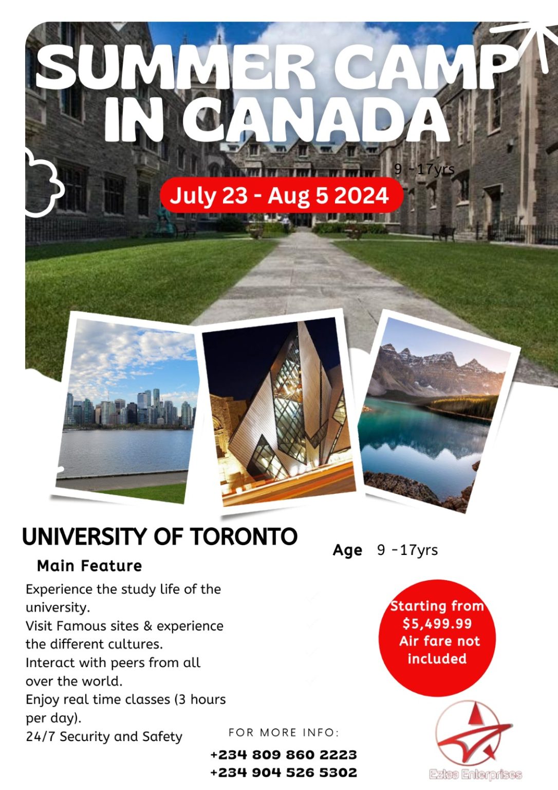 Unlock the World: A Summer Camp Experience at University of Toronto ...